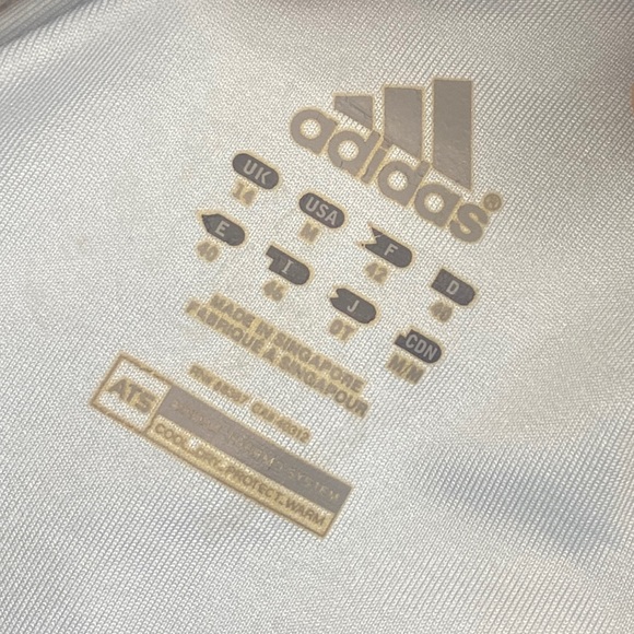 Adidas Light Blue & Black Running Sports Tank Top with Built In Bra - Picture 3 of 3